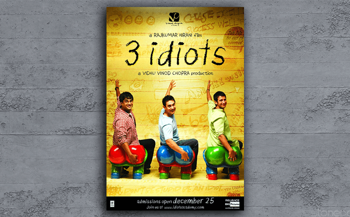3 Idiots – 3 Ahmak filim afişi