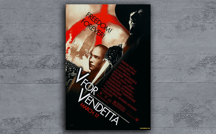 V For Vendetta filim afişi