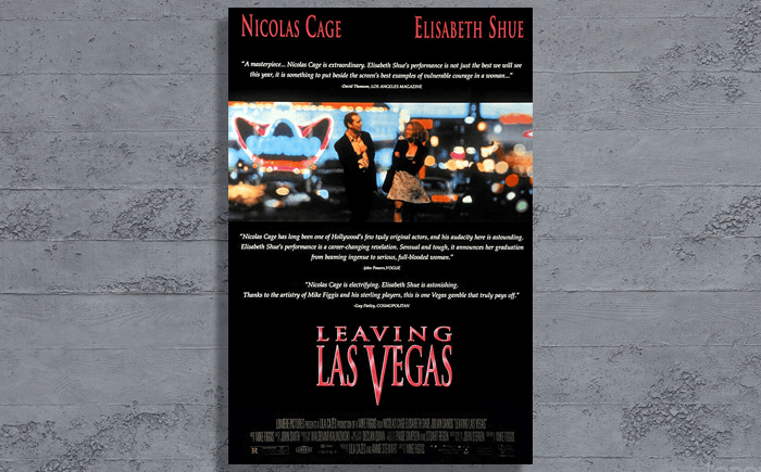 Elveda Las Vegas / Leaving Las Vegas Film posteri 