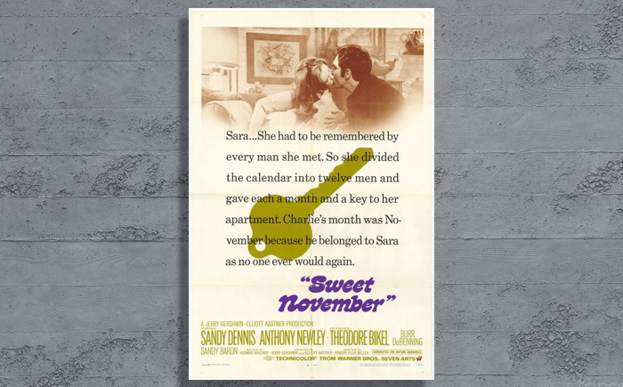 Kasım’da Aşk Başkadır / Sweet November Film posteri 