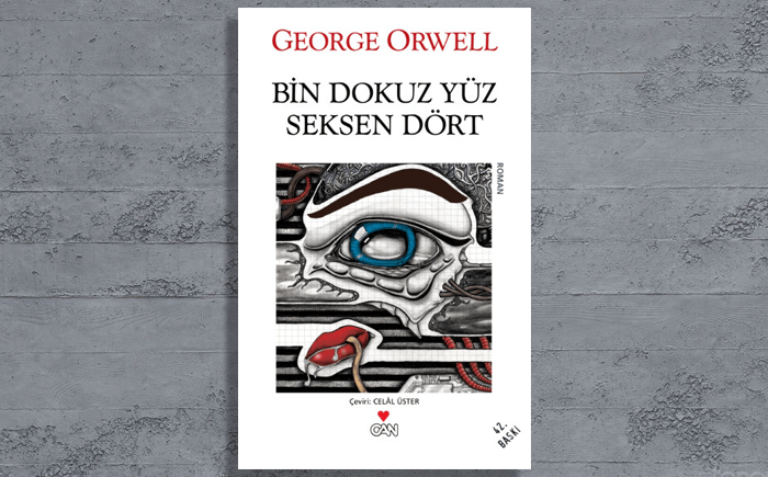 Bin Dokuz Yüz Seksen Dört / George Orwell Kitap kapağı