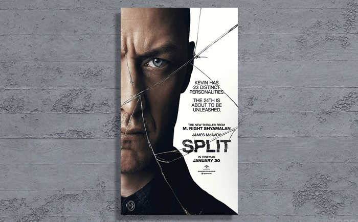 Split (Parçalanmış)  film posteri