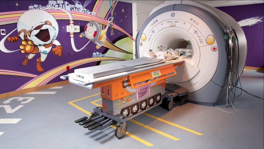 Çocuklar İçin Eğlenceli MRI cihazı